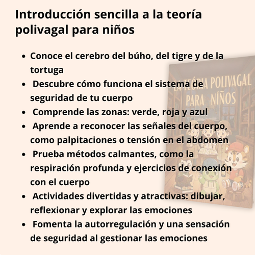La teoría polivagal para niños – Cuaderno práctico de regulación del sistema nervioso | Herramienta para la regulación emocional