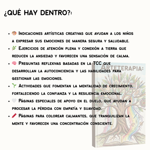 Cuaderno de arteterapia para niños y adolescentes – más de 110 actividades imprimibles para la salud mental (TCC, mindfulness y SEL)