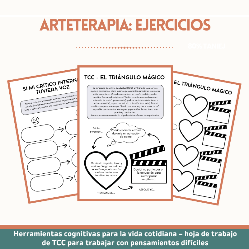 Cuaderno de arteterapia para niños y adolescentes – más de 110 actividades imprimibles para la salud mental (TCC, mindfulness y SEL)