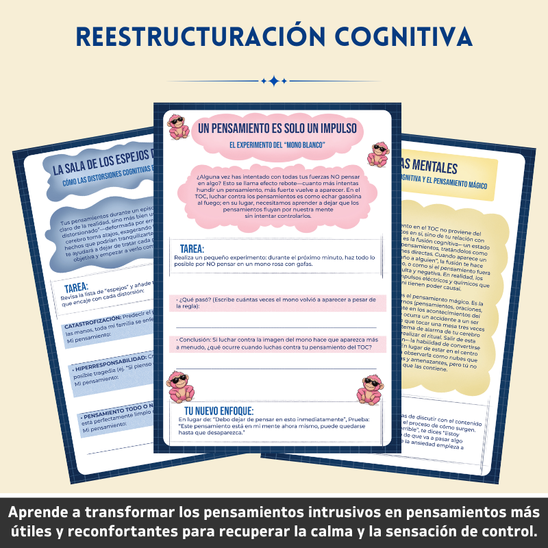 Trastorno Obsesivo-Compulsivo (TOC) – Cuaderno Terapéutico – Herramientas Terapéuticas y Estrategias de Afrontamiento