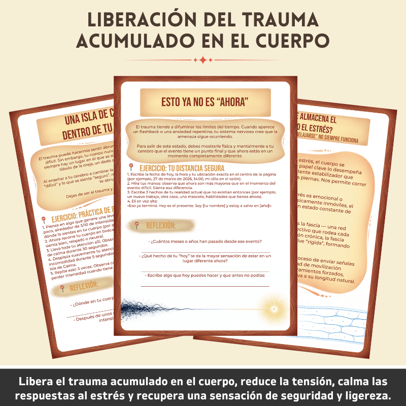 Cuaderno Terapéutico De Regulación Somática - Restablece Tu Sistema Nervioso De Forma Natural