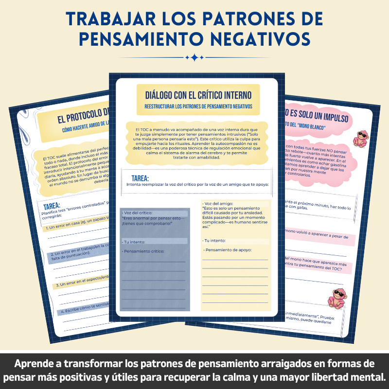 Trastorno Obsesivo-Compulsivo (TOC) – Cuaderno Terapéutico – Herramientas Terapéuticas y Estrategias de Afrontamiento