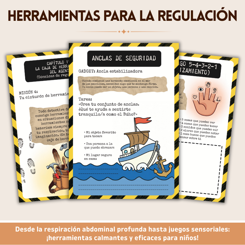 La teoría polivagal para niños – Cuaderno práctico de regulación del sistema nervioso | Herramienta para la regulación emocional
