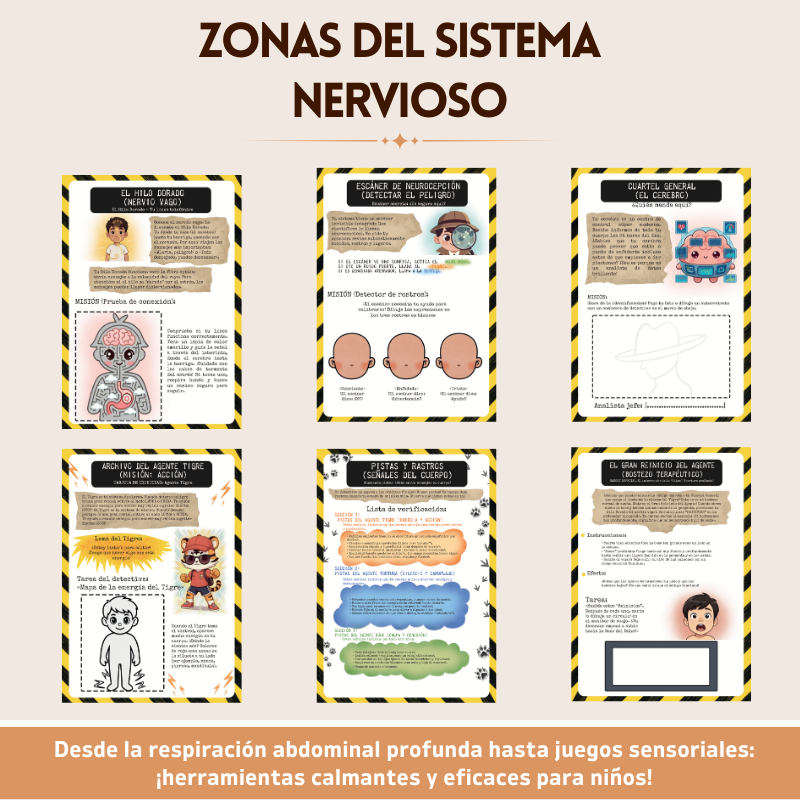 La teoría polivagal para niños – Cuaderno práctico de regulación del sistema nervioso | Herramienta para la regulación emocional