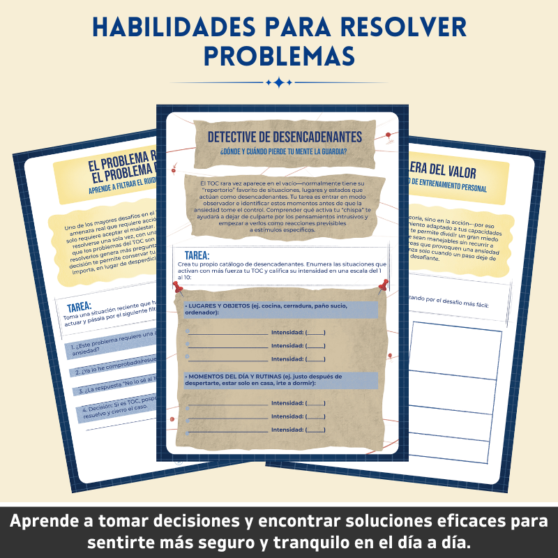 Trastorno Obsesivo-Compulsivo (TOC) – Cuaderno Terapéutico – Herramientas Terapéuticas y Estrategias de Afrontamiento