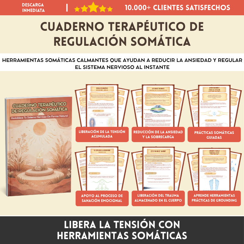 Cuaderno Terapéutico De Regulación Somática - Restablece Tu Sistema Nervioso De Forma Natural