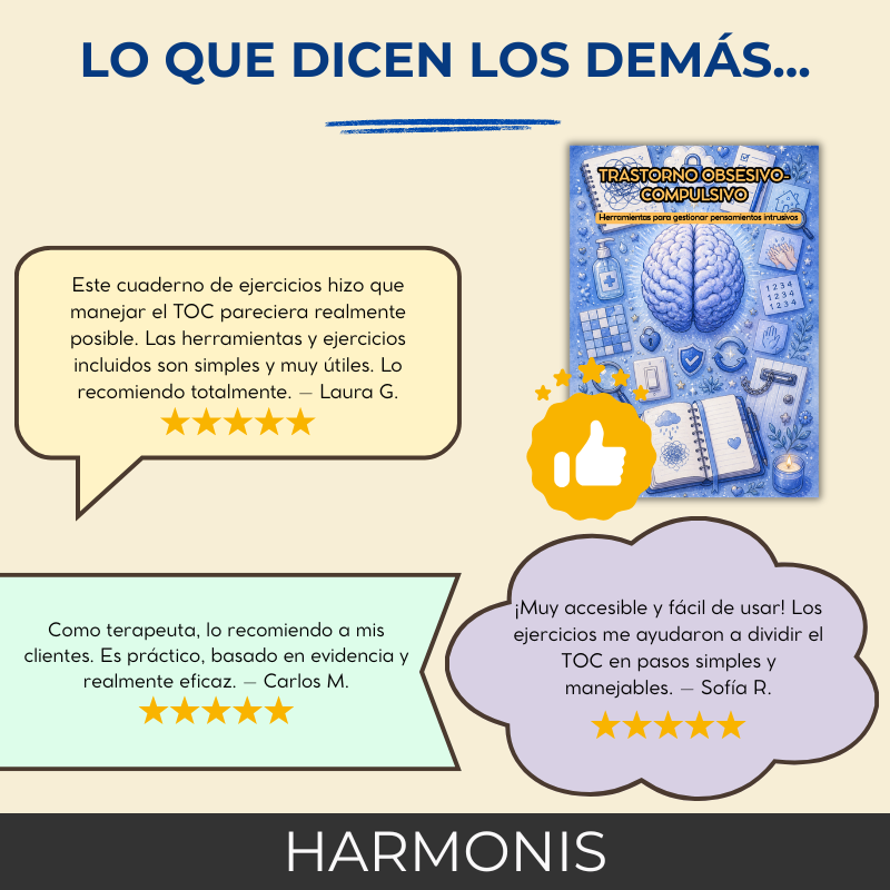 Trastorno Obsesivo-Compulsivo (TOC) – Cuaderno Terapéutico – Herramientas Terapéuticas y Estrategias de Afrontamiento